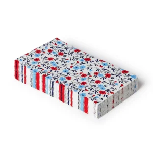 Red, White, and Bloom Napkins