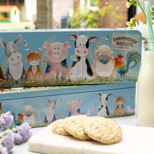 Farmhouse Animals Cookie Tin